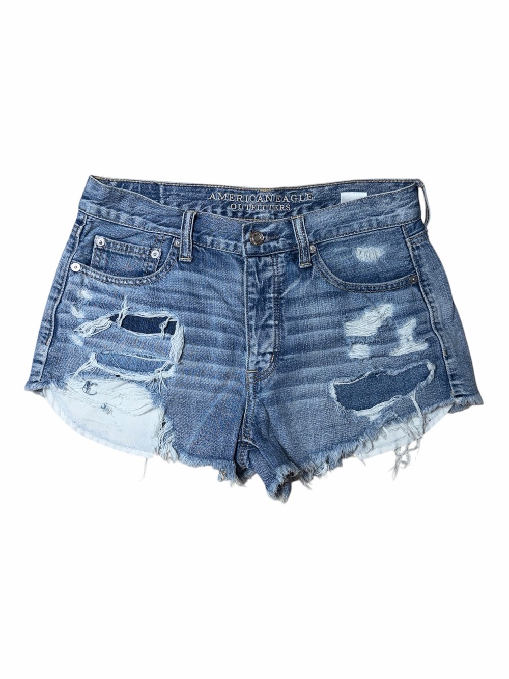American Eagle Vintage Hi Rise Festival Denim Shorts Women’s 6